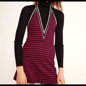 [new] Cynthia Rowley Stripe Halter Dress